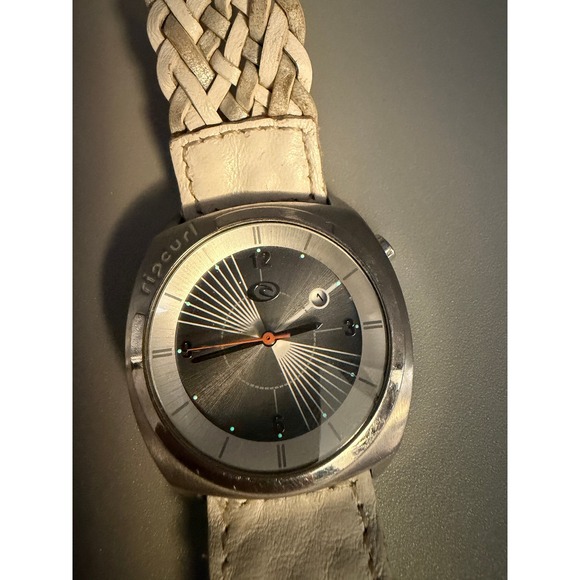 Rip Curl Cortez Surf Watch White Leather Band 100M Quartz Womens Vintage №1145 main image 7
